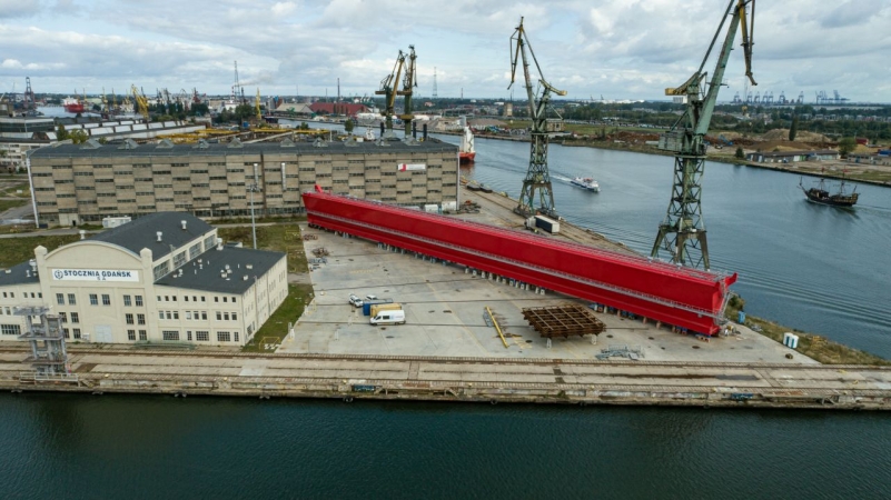 Suwnica Goliath powstała w Trójmieście. Konstrukcja dźwigu w drodze do klienta [ZDJĘCIA, WIDEO]-GospodarkaMorska.pl