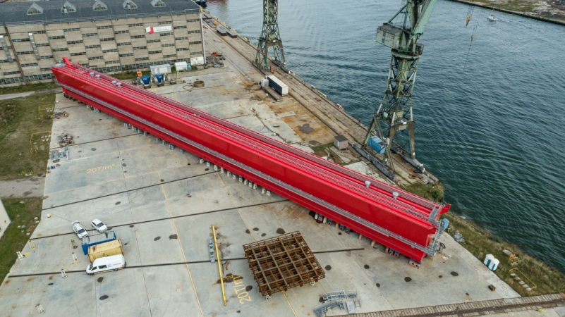 Suwnica Goliath powstała w Trójmieście. Konstrukcja dźwigu w drodze do klienta [ZDJĘCIA, WIDEO]-GospodarkaMorska.pl