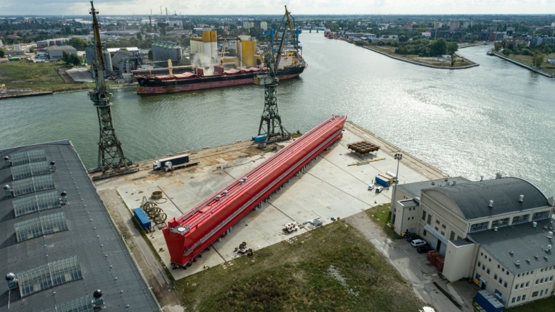 Suwnica Goliath powstała w Trójmieście. Konstrukcja dźwigu w drodze do klienta [ZDJĘCIA, WIDEO]-GospodarkaMorska.pl