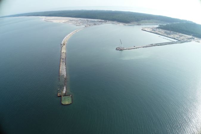 Przekop Mierzei Wiślanej. Trwają testy drugiego mostu i budowa wyspy [WIDEO, ZDJĘCIA]-GospodarkaMorska.pl
