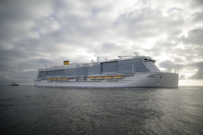 Nowy flagowy statek Costa Toscana napędzany LNG zakończył udane próby morskie [ZDJĘCIA]-GospodarkaMorska.pl