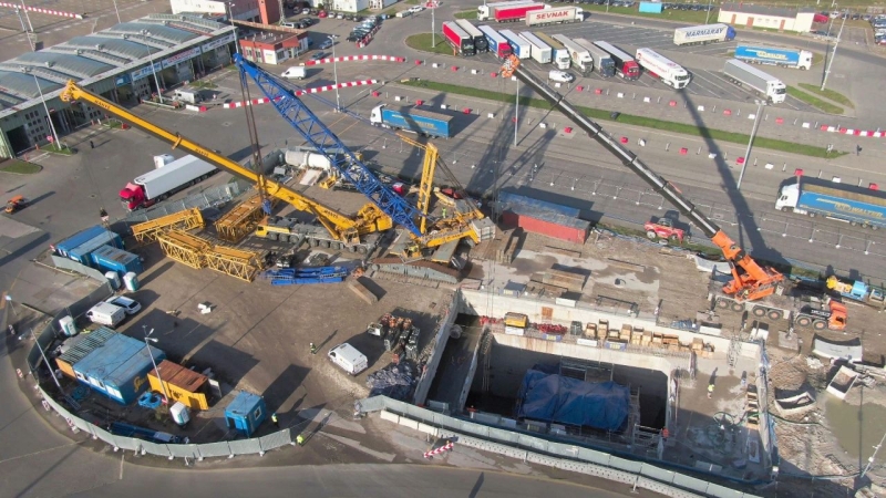 Tunel w Świnoujściu. Będą mrozić grunt pod wyjścia ewakuacyjne-GospodarkaMorska.pl