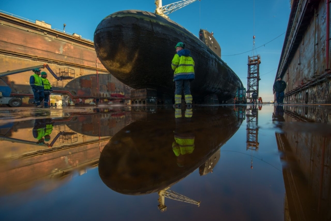 ORP Orzeł w PGZ Stoczni Wojennej [ZDJĘCIA]-GospodarkaMorska.pl