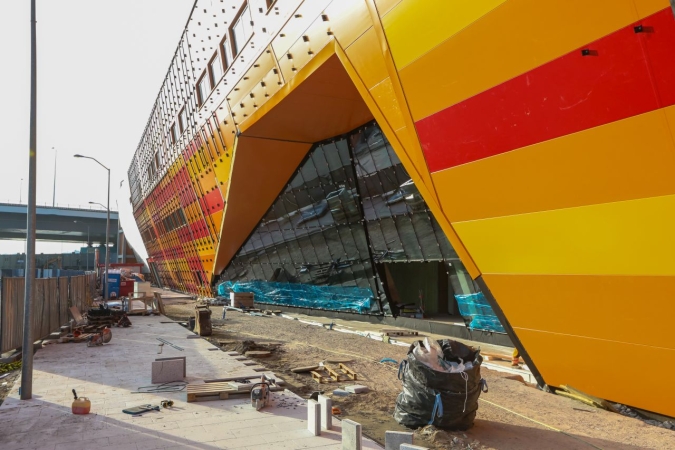 Morskie Centrum Nauki w Szczecinie. Zobacz zdjęcia z prac na budowie-GospodarkaMorska.pl