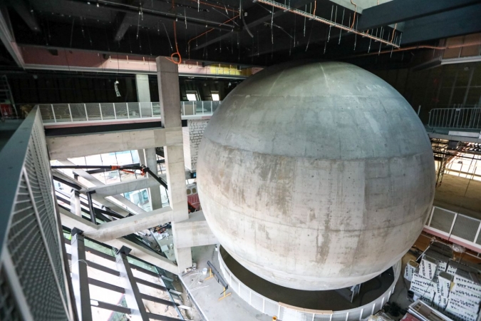 Morskie Centrum Nauki w Szczecinie. Zobacz zdjęcia z prac na budowie-GospodarkaMorska.pl