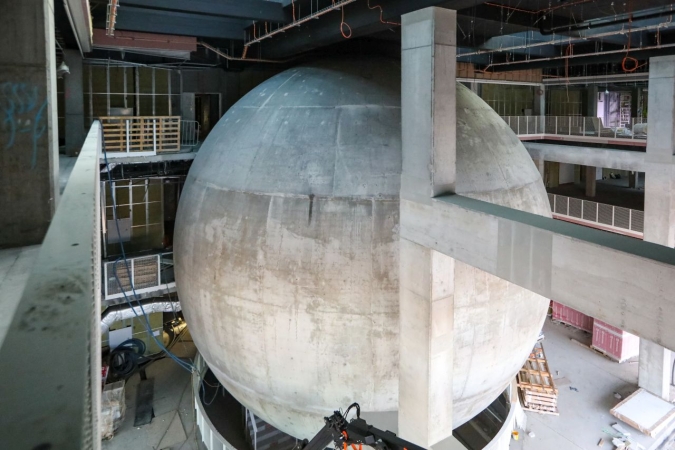 Morskie Centrum Nauki w Szczecinie. Zobacz zdjęcia z prac na budowie-GospodarkaMorska.pl