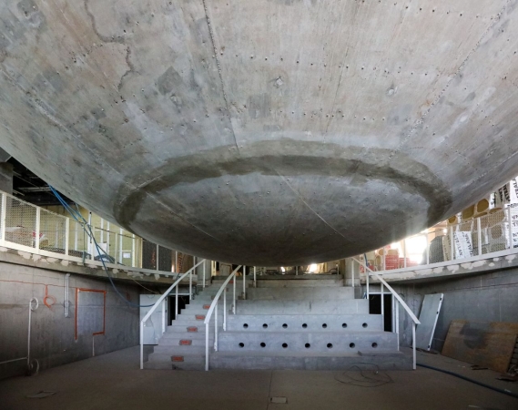 Morskie Centrum Nauki w Szczecinie. Zobacz zdjęcia z prac na budowie-GospodarkaMorska.pl