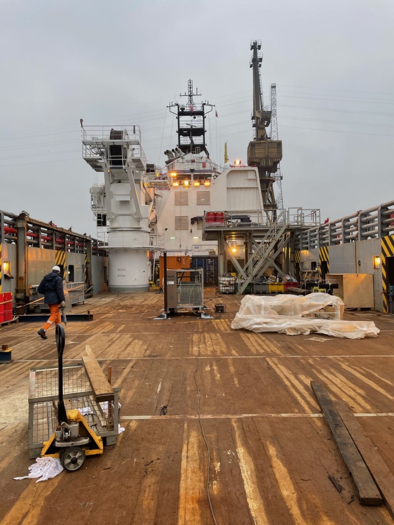 Offshorowy statek Next Geosolutions wyremontowany w Polsce-GospodarkaMorska.pl