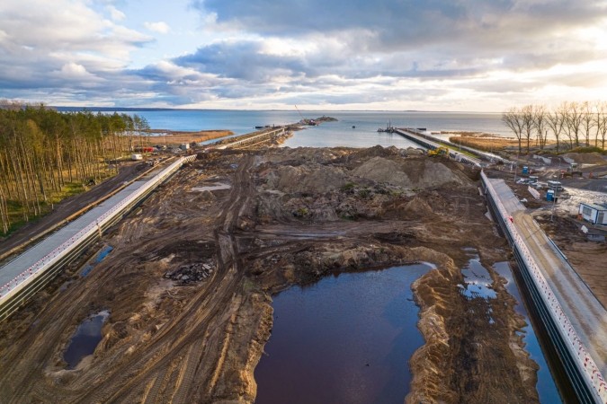 Przekop Mierzei Wiślanej. Trwa rozruch urządzeń i instalacji - serce inwestycji prawie gotowe [WIDEO, ZDJECIA]-GospodarkaMorska.pl