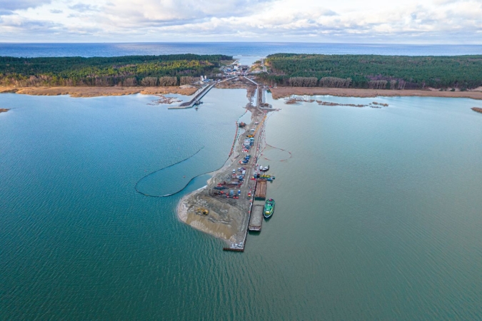 Przekop Mierzei Wiślanej. Trwa rozruch urządzeń i instalacji - serce inwestycji prawie gotowe [WIDEO, ZDJECIA]-GospodarkaMorska.pl