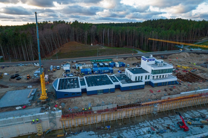 Przekop Mierzei Wiślanej. Trwa rozruch urządzeń i instalacji - serce inwestycji prawie gotowe [WIDEO, ZDJECIA]-GospodarkaMorska.pl