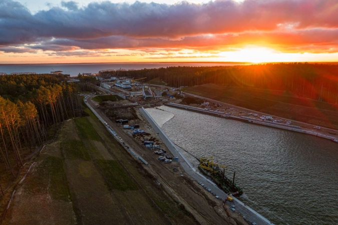 Przekop Mierzei Wiślanej. Trwa rozruch urządzeń i instalacji - serce inwestycji prawie gotowe [WIDEO, ZDJECIA]-GospodarkaMorska.pl