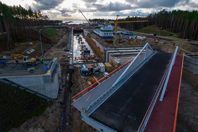 Przekop Mierzei Wiślanej. Trwa rozruch urządzeń i instalacji - serce inwestycji prawie gotowe [WIDEO, ZDJECIA]-GospodarkaMorska.pl