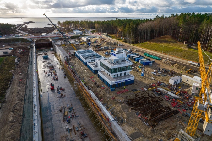 Przekop Mierzei Wiślanej. Trwa rozruch urządzeń i instalacji - serce inwestycji prawie gotowe [WIDEO, ZDJECIA]-GospodarkaMorska.pl