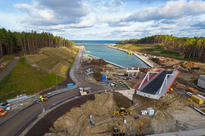 Przekop Mierzei Wiślanej. Trwa rozruch urządzeń i instalacji - serce inwestycji prawie gotowe [WIDEO, ZDJECIA]-GospodarkaMorska.pl