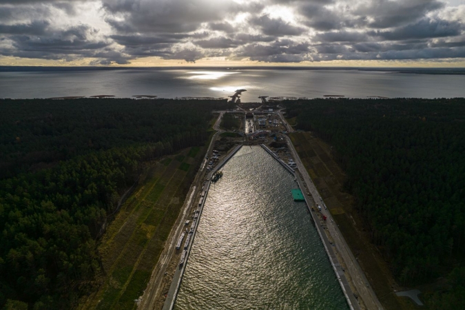 Przekop Mierzei Wiślanej. Trwa rozruch urządzeń i instalacji - serce inwestycji prawie gotowe [WIDEO, ZDJECIA]-GospodarkaMorska.pl