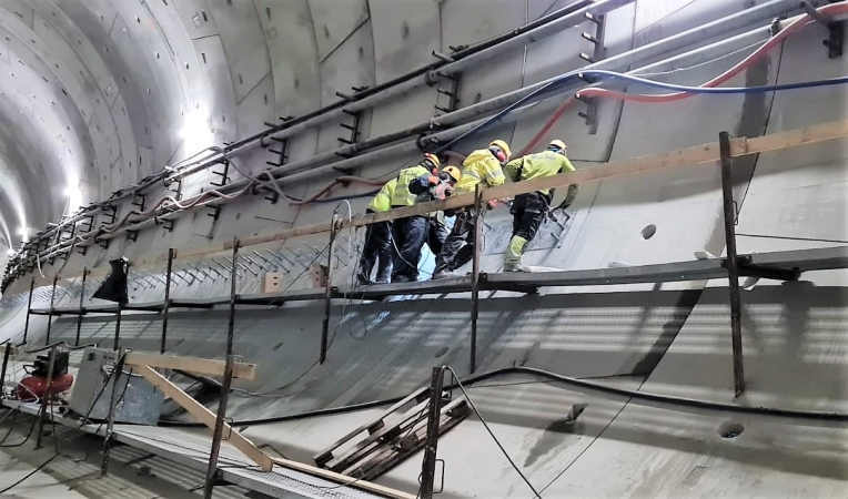 Trwają prace w tunelu-GospodarkaMorska.pl