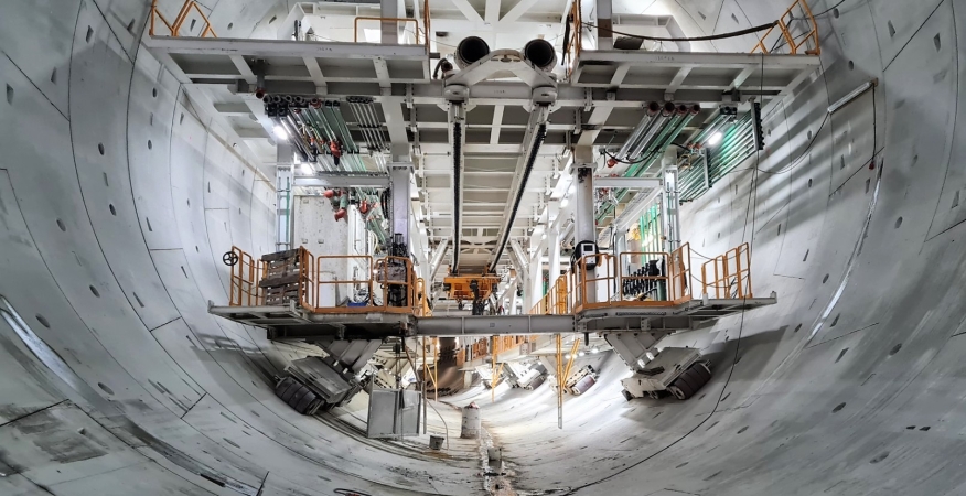 Maszyna TBM - demontaż-GospodarkaMorska.pl