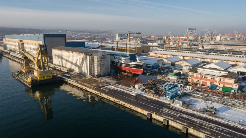Monsun Kr. Sand zwodowany w stoczni Karstensen [WIDEO, ZDJĘCIA]-GospodarkaMorska.pl