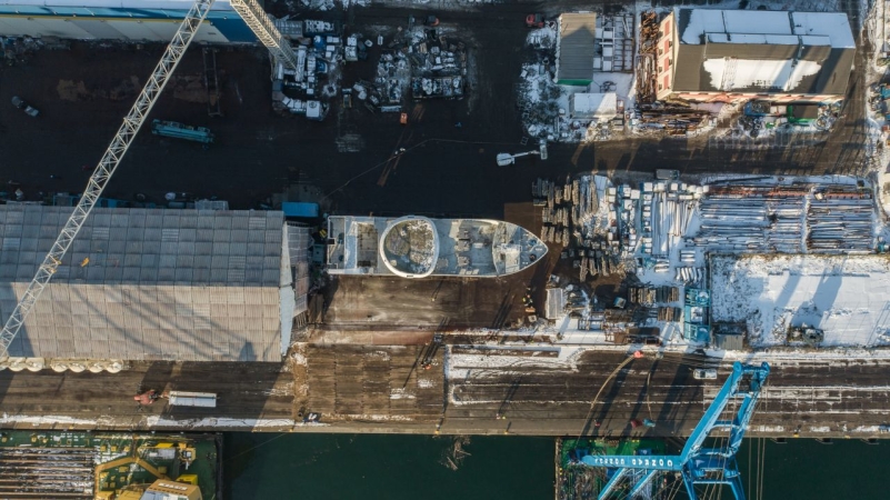 Monsun Kr. Sand zwodowany w stoczni Karstensen [WIDEO, ZDJĘCIA]-GospodarkaMorska.pl