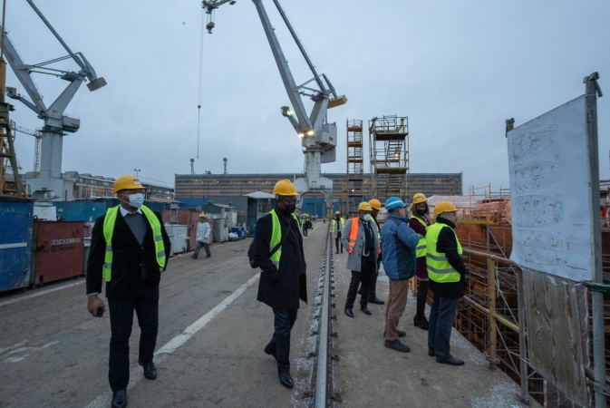 Delegacja z Demokratycznej Republiki Kongo wizytuje Crist S.A. [WIDEO, ZDJĘCIA]-GospodarkaMorska.pl