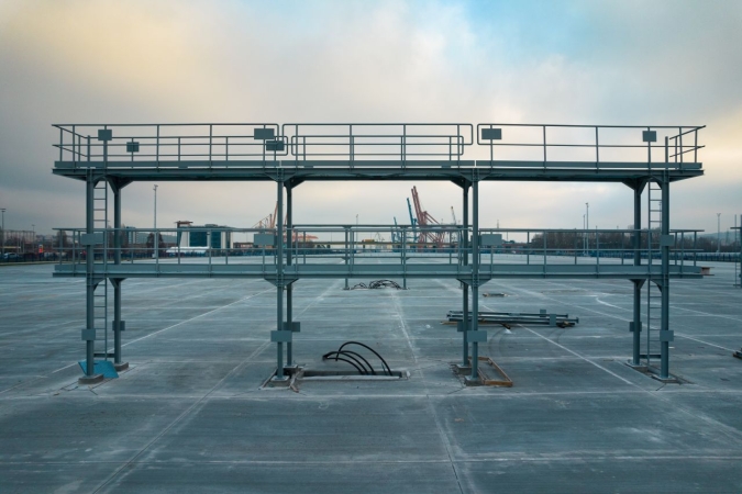 Oba place Centrum Logistycznego w Gdyni będą gotowe pół roku przed terminem [WIDEO, GALERIA]-GospodarkaMorska.pl