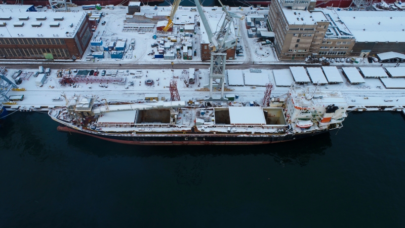 Pracowity przełom roku w Stoczni Nauta w Gdyni [foto, wideo]-GospodarkaMorska.pl