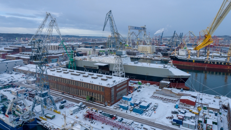 Pracowity przełom roku w Stoczni Nauta w Gdyni [foto, wideo]-GospodarkaMorska.pl