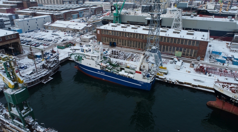 Pracowity przełom roku w Stoczni Nauta w Gdyni [foto, wideo]-GospodarkaMorska.pl