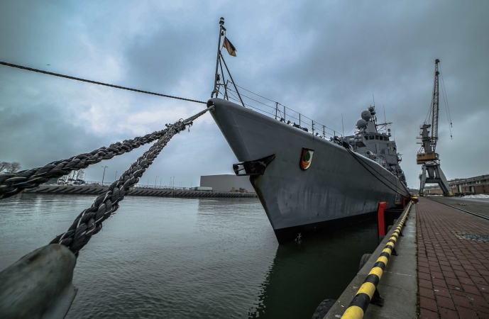 Fregata FGS Augsburg z wizytą w Gdańsku-GospodarkaMorska.pl