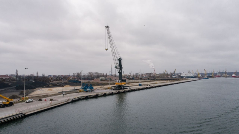 Żuraw Liebherr poprawi operacyjność w Porcie Gdańskim Eksploatacja S.A.: 