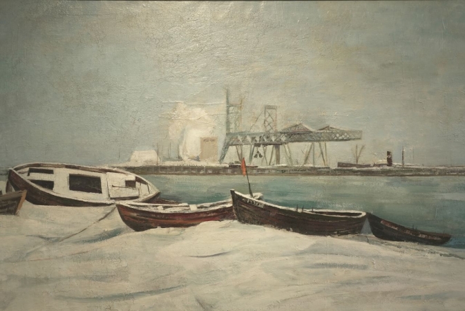 Port Gdynia i miasto oczami artystów. Wyjątkowa wystawa, na dostojne urodziny [WIDEO, ZDJĘCIA] -GospodarkaMorska.pl