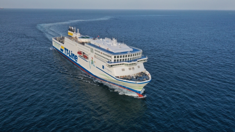 TT-Line odebrało nowy zielony prom [ZDJĘCIA]-GospodarkaMorska.pl