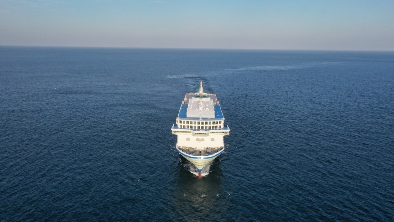 TT-Line odebrało nowy zielony prom [ZDJĘCIA]-GospodarkaMorska.pl