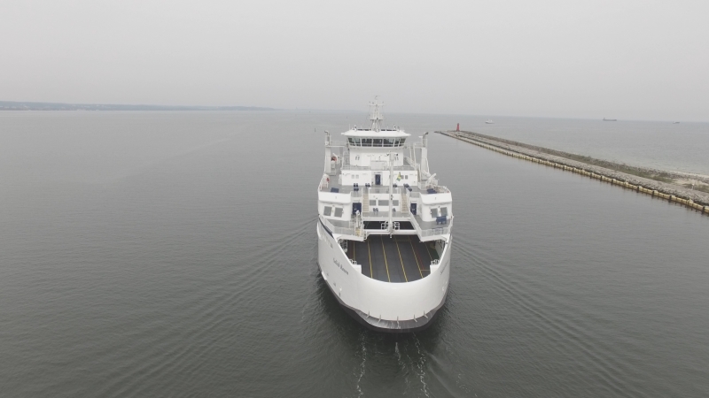 Ekologiczny prom zbudowany w Remontowa Shipbuilding wypłynął z Gdańska do Kanady-GospodarkaMorska.pl