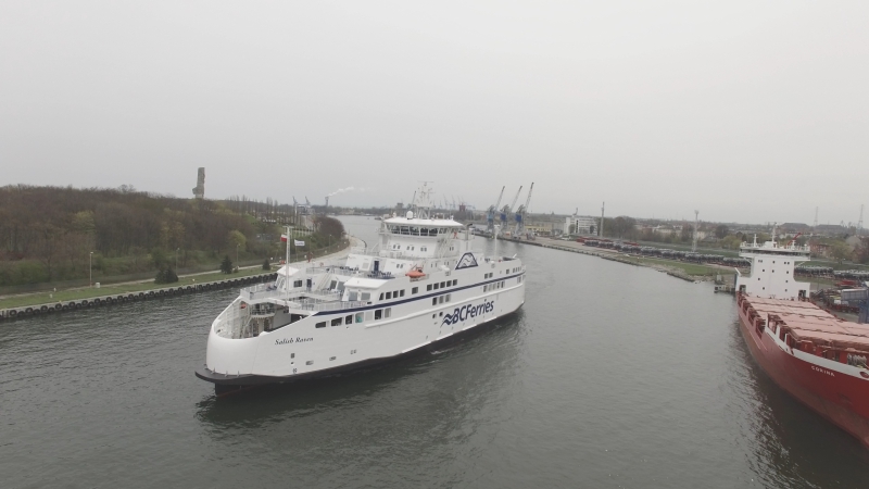 Ekologiczny prom zbudowany w Remontowa Shipbuilding wypłynął z Gdańska do Kanady-GospodarkaMorska.pl