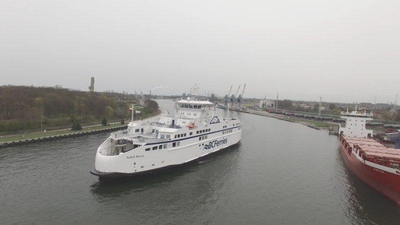 Ekologiczny prom zbudowany w Remontowa Shipbuilding wypłynął z Gdańska do Kanady-GospodarkaMorska.pl