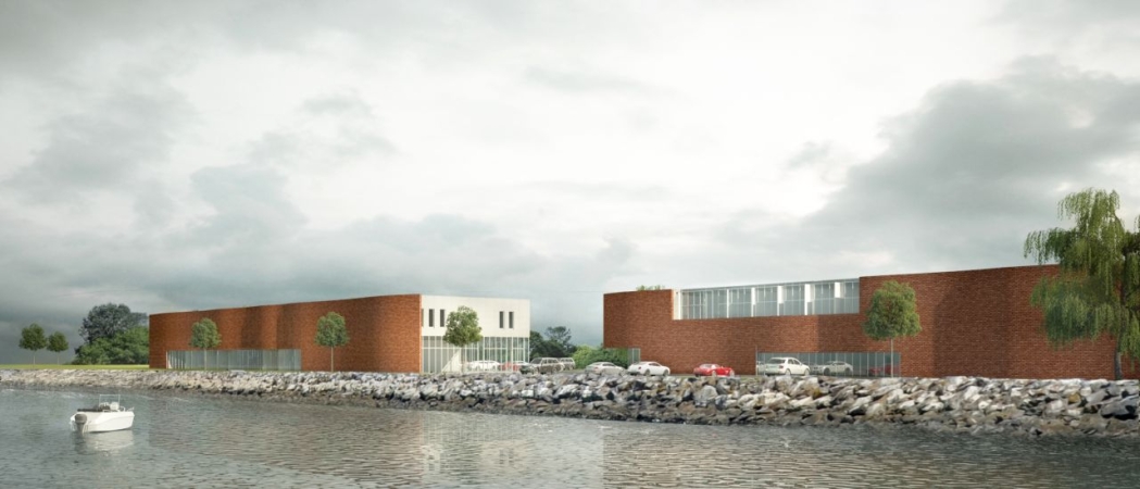 Centrum Offshore UMG rośnie na terenie Portu Gdańsk. Co się dzieje na budowie? [WIDEO]-GospodarkaMorska.pl