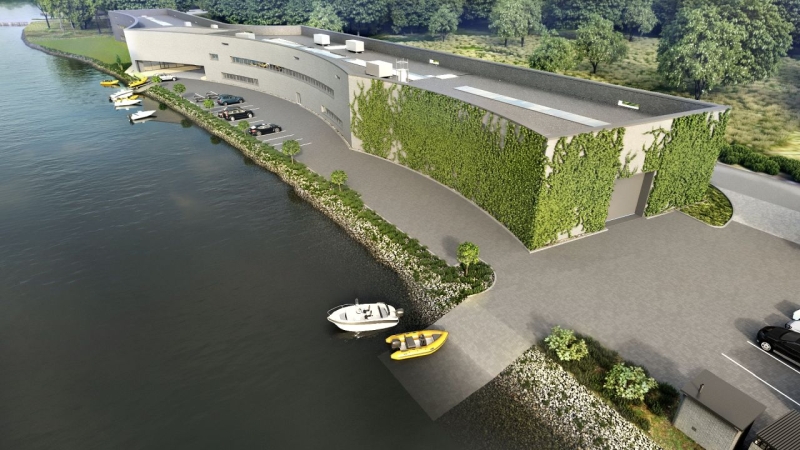 Centrum Offshore UMG rośnie na terenie Portu Gdańsk. Co się dzieje na budowie? [WIDEO]-GospodarkaMorska.pl