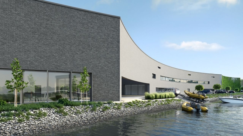 Centrum Offshore UMG rośnie na terenie Portu Gdańsk. Co się dzieje na budowie? [WIDEO]-GospodarkaMorska.pl