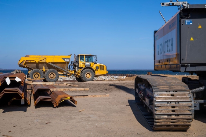 Kluczowy etap rozbudowy Portu w Pucku [WIDEO, GALERIA] -GospodarkaMorska.pl