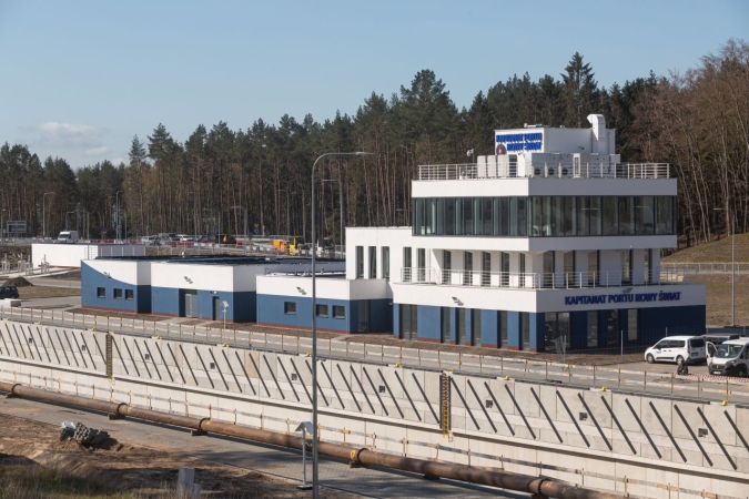 Przekop Mierzei Wiślanej. Śluza kanału już po testach [WIDEO, ZDJĘCIA]-GospodarkaMorska.pl