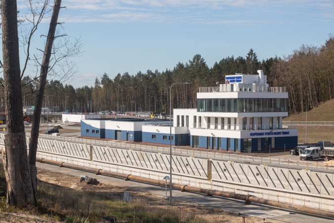 Przekop Mierzei Wiślanej. Śluza kanału już po testach [WIDEO, ZDJĘCIA]-GospodarkaMorska.pl