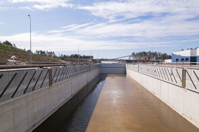 Przekop Mierzei Wiślanej. Śluza kanału już po testach [WIDEO, ZDJĘCIA]-GospodarkaMorska.pl