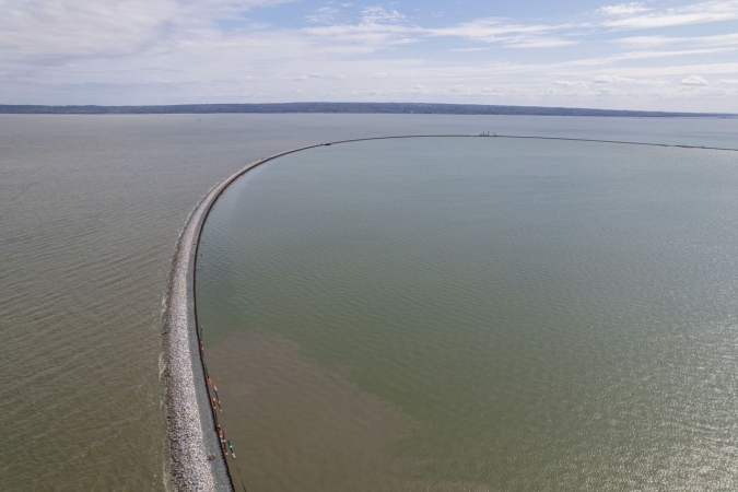 Przekop Mierzei Wiślanej. Śluza kanału już po testach [WIDEO, ZDJĘCIA]-GospodarkaMorska.pl