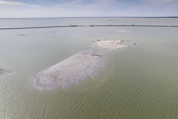 Przekop Mierzei Wiślanej. Śluza kanału już po testach [WIDEO, ZDJĘCIA]-GospodarkaMorska.pl