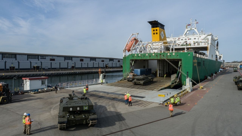 Ćwiczenia Defender Europe 2022. Wojska NATO w Porcie Gdańsk [WIDEO, ZDJĘCIA]-GospodarkaMorska.pl