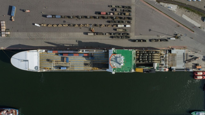 Ćwiczenia Defender Europe 2022. Wojska NATO w Porcie Gdańsk [WIDEO, ZDJĘCIA]-GospodarkaMorska.pl