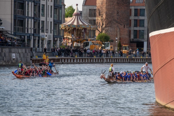 Narodowe Muzeum Morskie w Gdańsku zwycięzcą XII Regat Smoczych Łodzi Instytucji Kultury [ZDJĘCIA]-GospodarkaMorska.pl