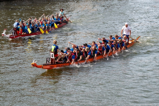 Narodowe Muzeum Morskie w Gdańsku zwycięzcą XII Regat Smoczych Łodzi Instytucji Kultury [ZDJĘCIA]-GospodarkaMorska.pl